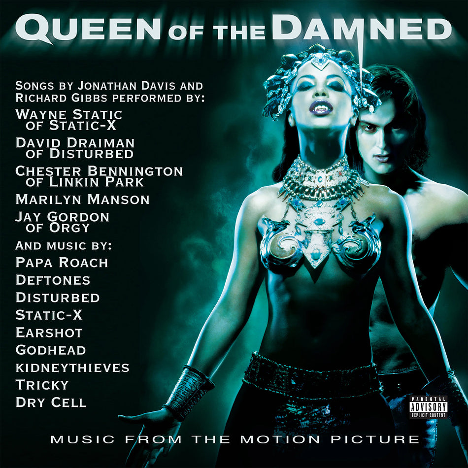 Various Artists - Queen of the Damned soundtrack album cover, indie exclusive red double vinyl, nu metal vampire film soundtrack