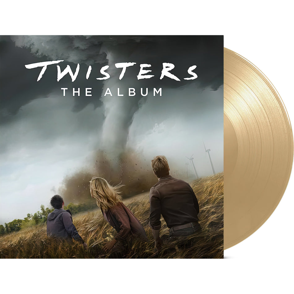 Various Artists, Twisters, 2 LP, Soundtrack, ost, Tan, Colored Vinyl, cover, album, vinyl, packshot