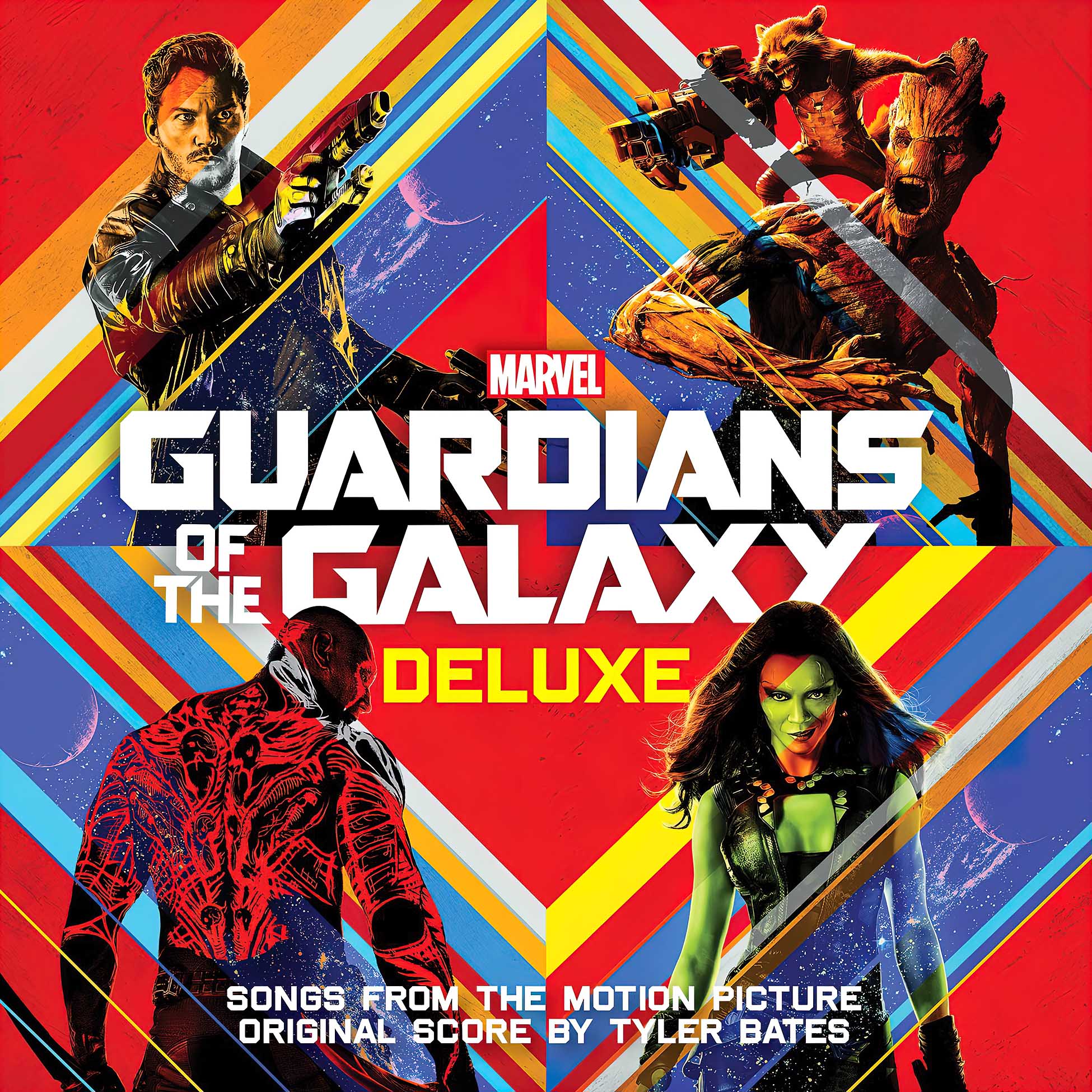 Various Artists, Guardians Of The Galaxy, 2 LP, Soundtrack, ost, Deluxe Edition, cover, album, album art, vinyl