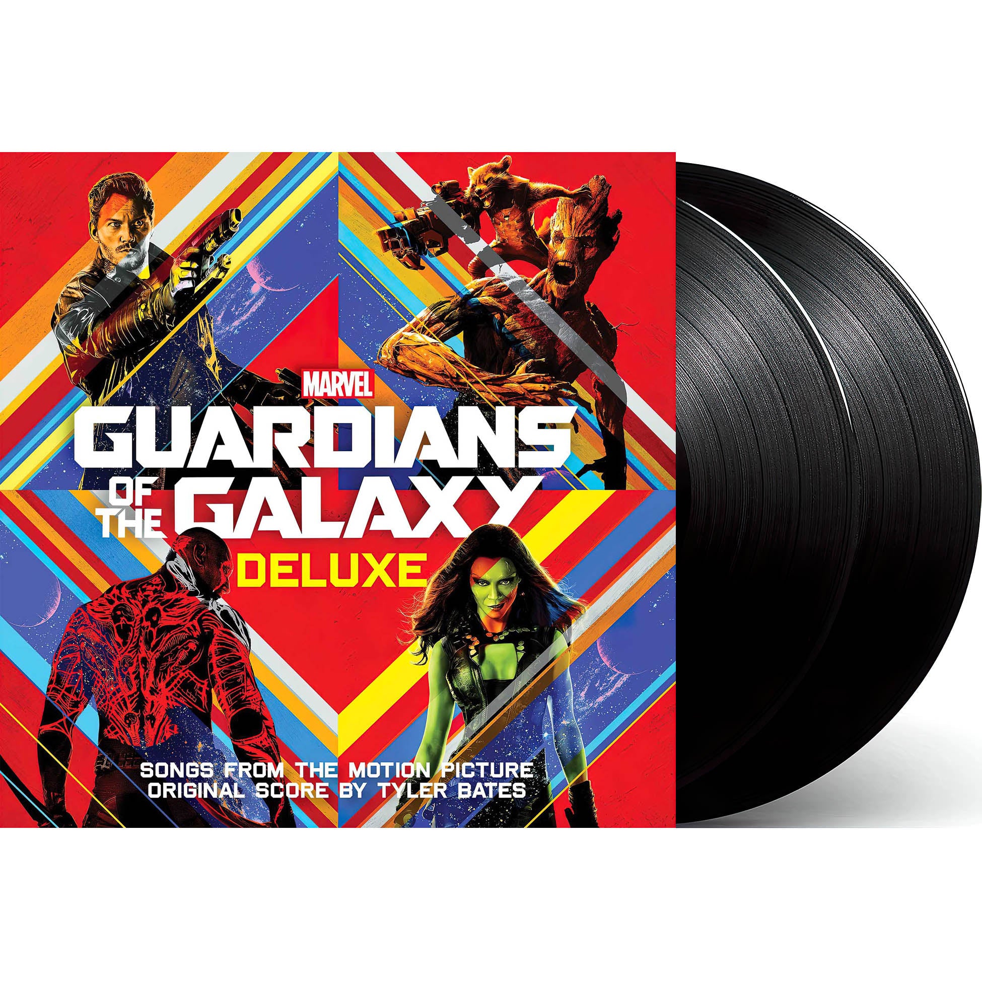 Various Artists, Guardians Of The Galaxy, 2 LP, Soundtrack, ost, Deluxe Edition, cover, album, album art, vinyl, packshot