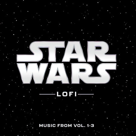Star Wars Lofi - Music From Vol. 1–3 album cover, splatter vinyl LP, chill beats and cinematic remix collection – available now at ToucanRecords.com
