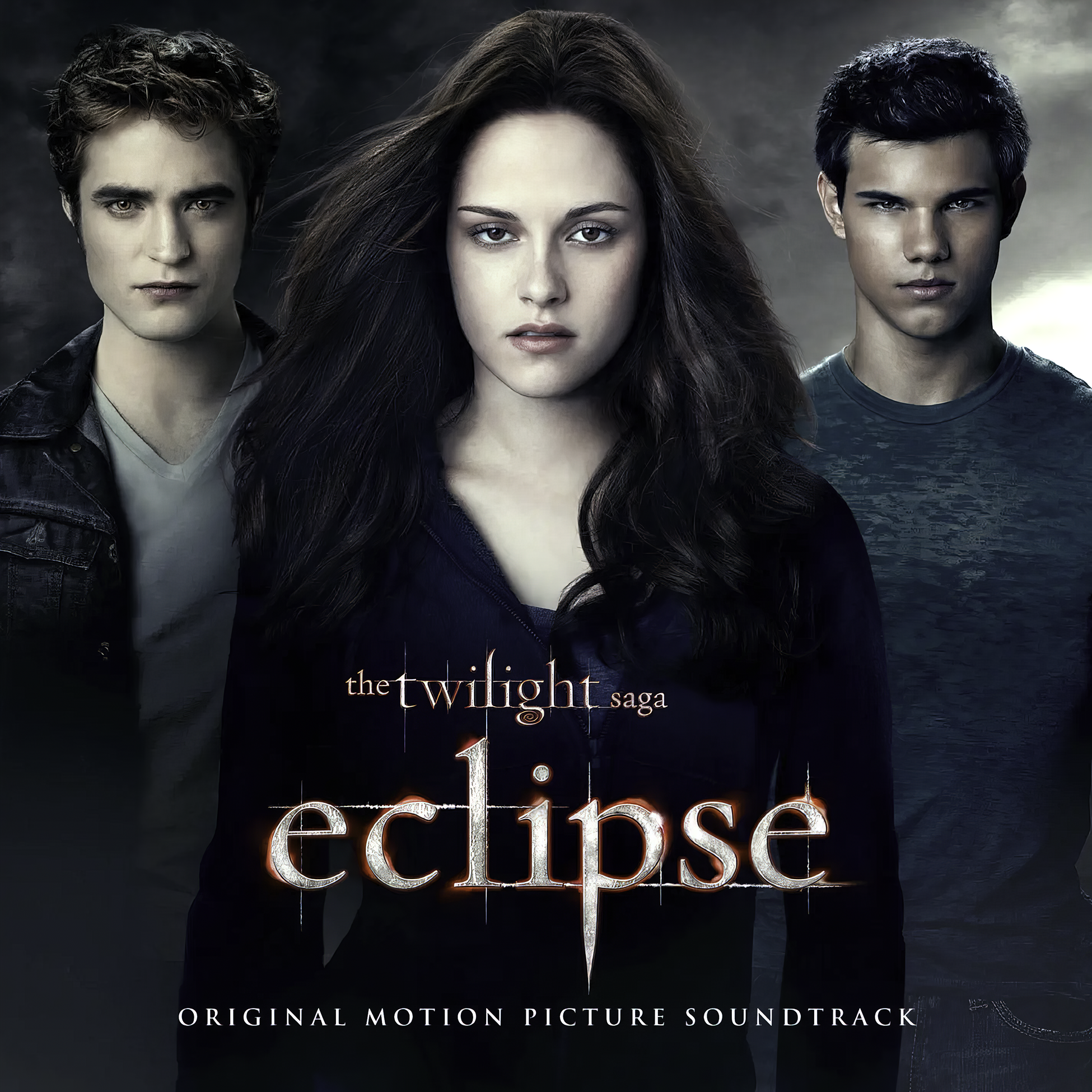 Various Artists - Twilight Saga Eclipse soundtrack album cover, milky clear and black ice 2LP, gatefold edition
