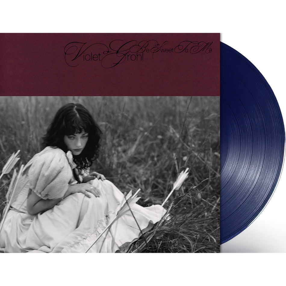 Violet Grohl Be Sweet To Me packshot for the Blueberry Jam colored vinyl LP at ToucanRecords.com