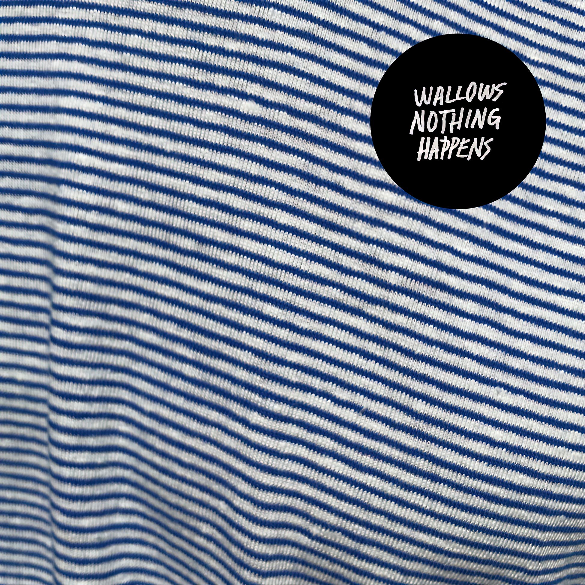 Wallows - Nothing Happens album cover, black vinyl LP, indie rock debut — available from ToucanRecords.com