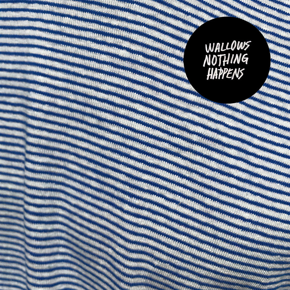 Wallows - Nothing Happens album cover, black vinyl LP, indie rock debut — available from ToucanRecords.com