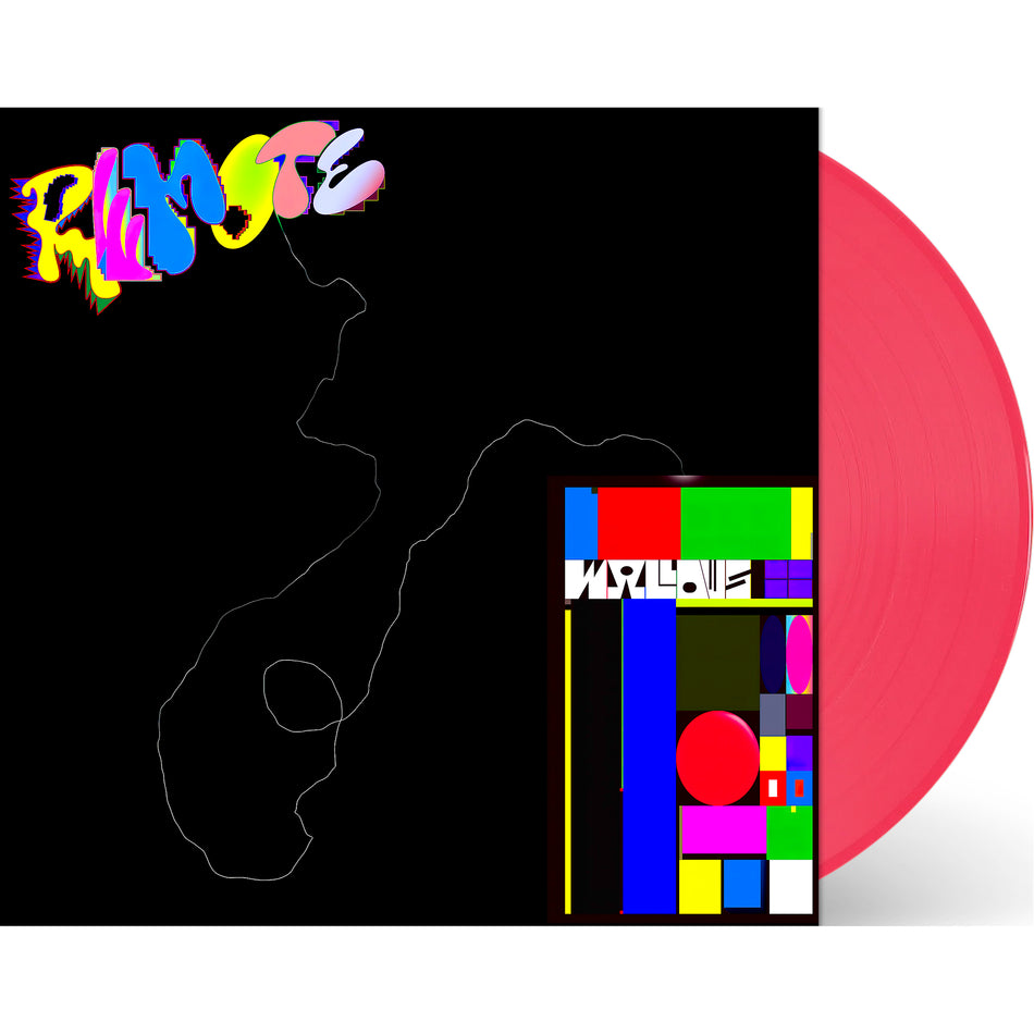 Wallows Remote EP pink vinyl packshot, limited edition LP, colored vinyl record, available at ToucanRecords.com