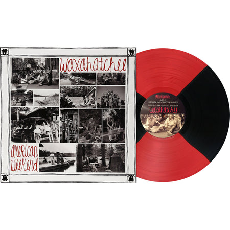 Waxahatchee American Weekend packshot for the red & black quad vinyl LP, UK import available at ToucanRecords.com.
