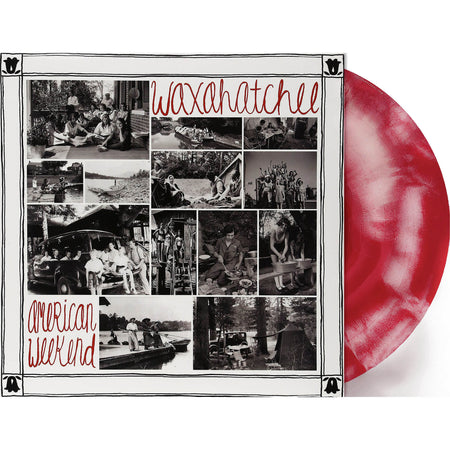 Waxahatchee American Weekend vinyl LP packshot available at ToucanRecords.com with limited edition red and white swirl vinyl