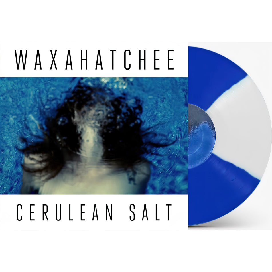 Waxahatchee - Cerulean Salt packshot, limited edition blue white quad colored vinyl LP, indie rock lo-fi