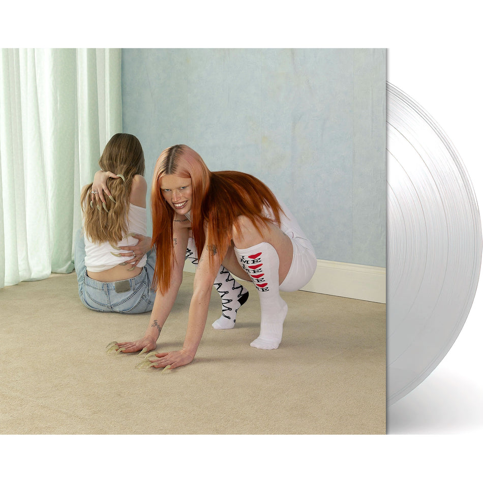 Wet Leg - Moisturizer packshot, clear vinyl pressing, indie rock duo from Isle of Wight - shop vinyl at ToucanRecords.com
