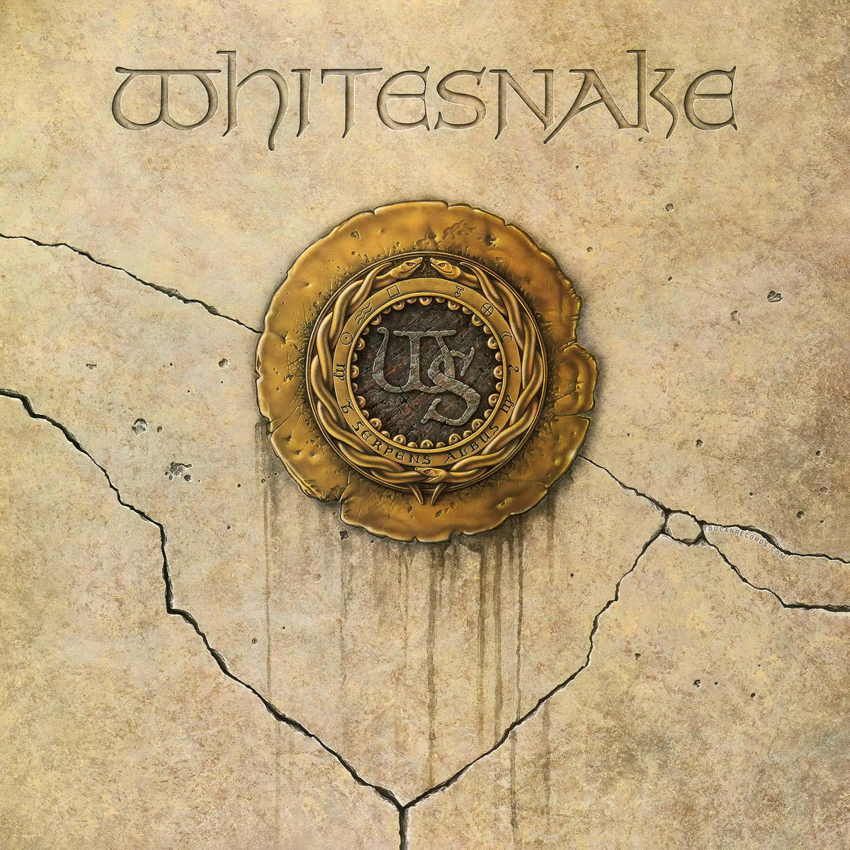 Whitesnake - Whitesnake album cover art for the black vinyl LP featuring Here I Go Again, Is This Love, and Still of the Night and NEW 2026 pressing from the original master tapes.