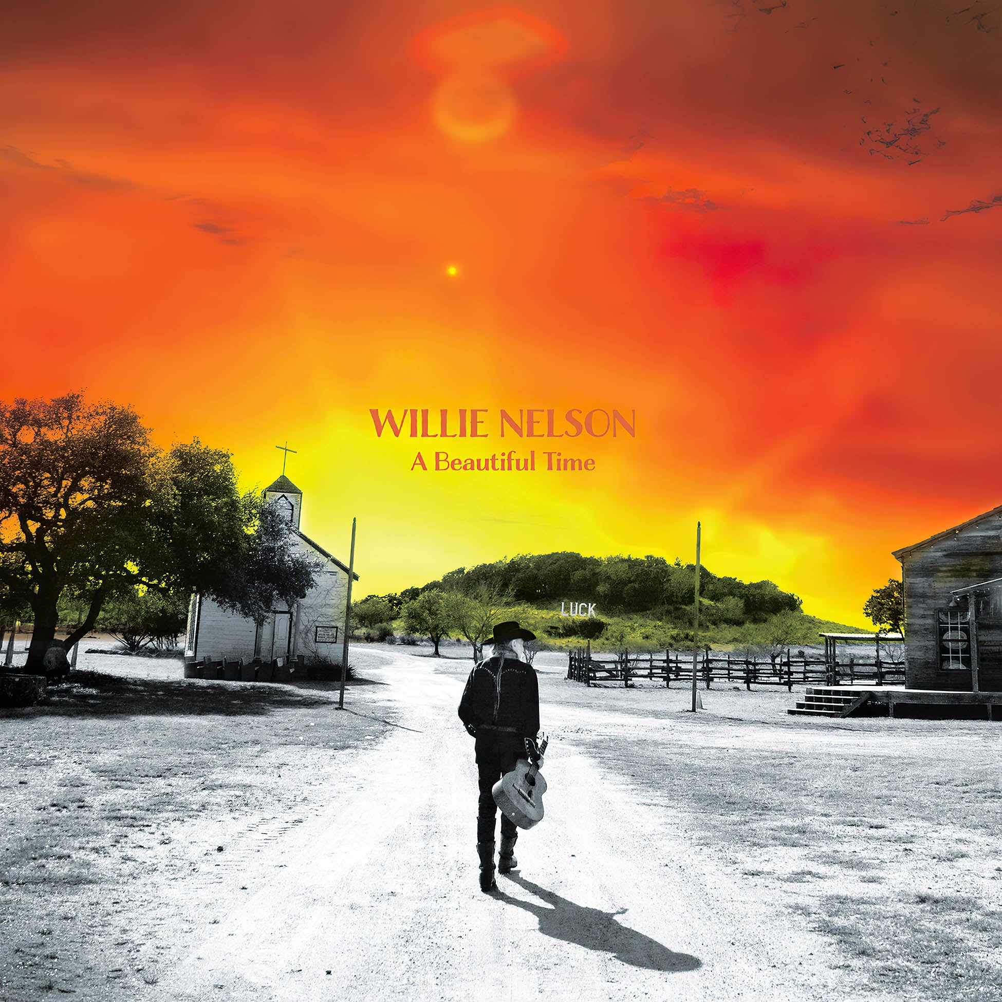 willie nelson, beautiful time, album cover, cover art, vinyl