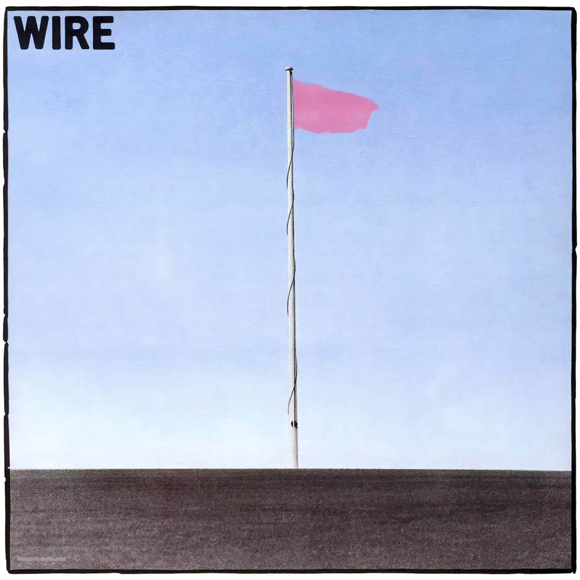 Wire - Pink Flag album cover, black vinyl LP, original artwork jacket, punk rock and proto post-punk - available at ToucanRecords.com