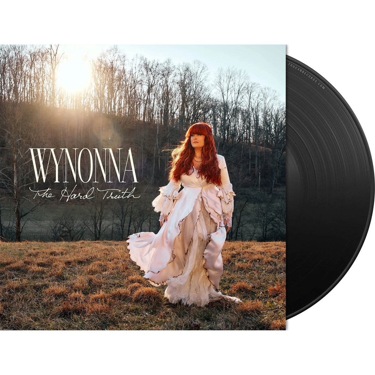 Wynonna The Hard Truth black vinyl LP packshot for the contemporary country album produced with Cactus Moser at ToucanRecords.com