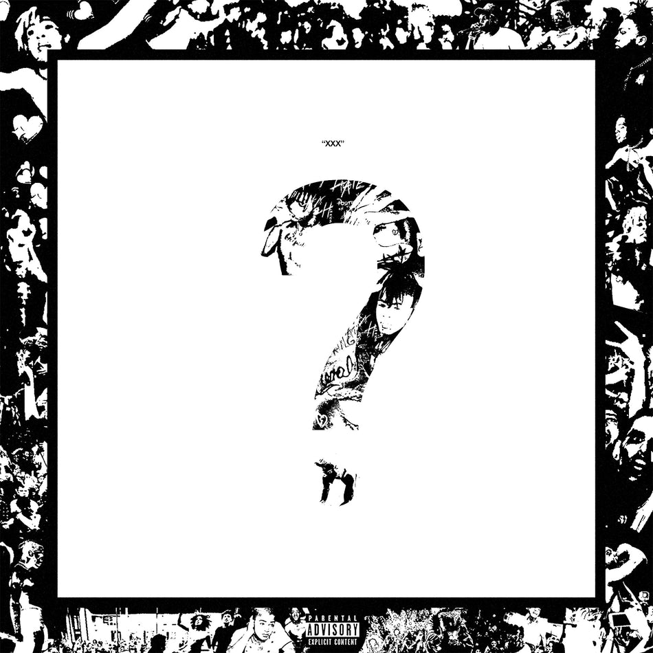 XXXTentacion - ?, Question Mark,  album cover, black vinyl LP edition, sophomore studio album, Billboard Number 1 release - available at ToucanRecords.com