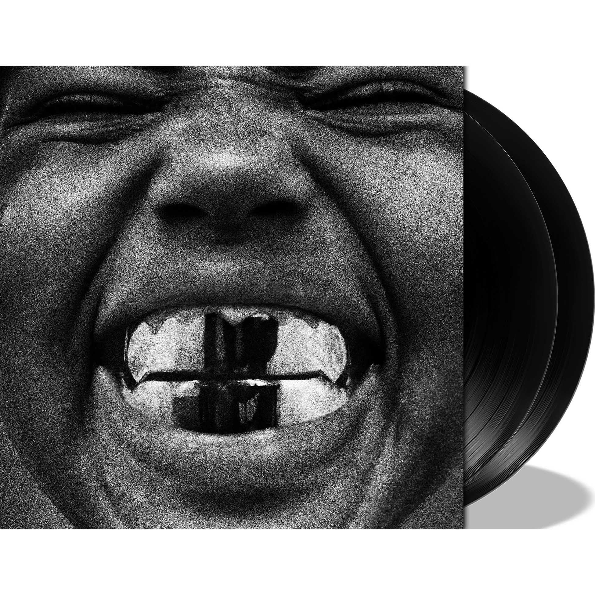 Ye Bully rap and hip-hop 2LP black vinyl record packshot with "Preacher Man" and "All The Love". Kanye West as Ye and available at Toucan Records.