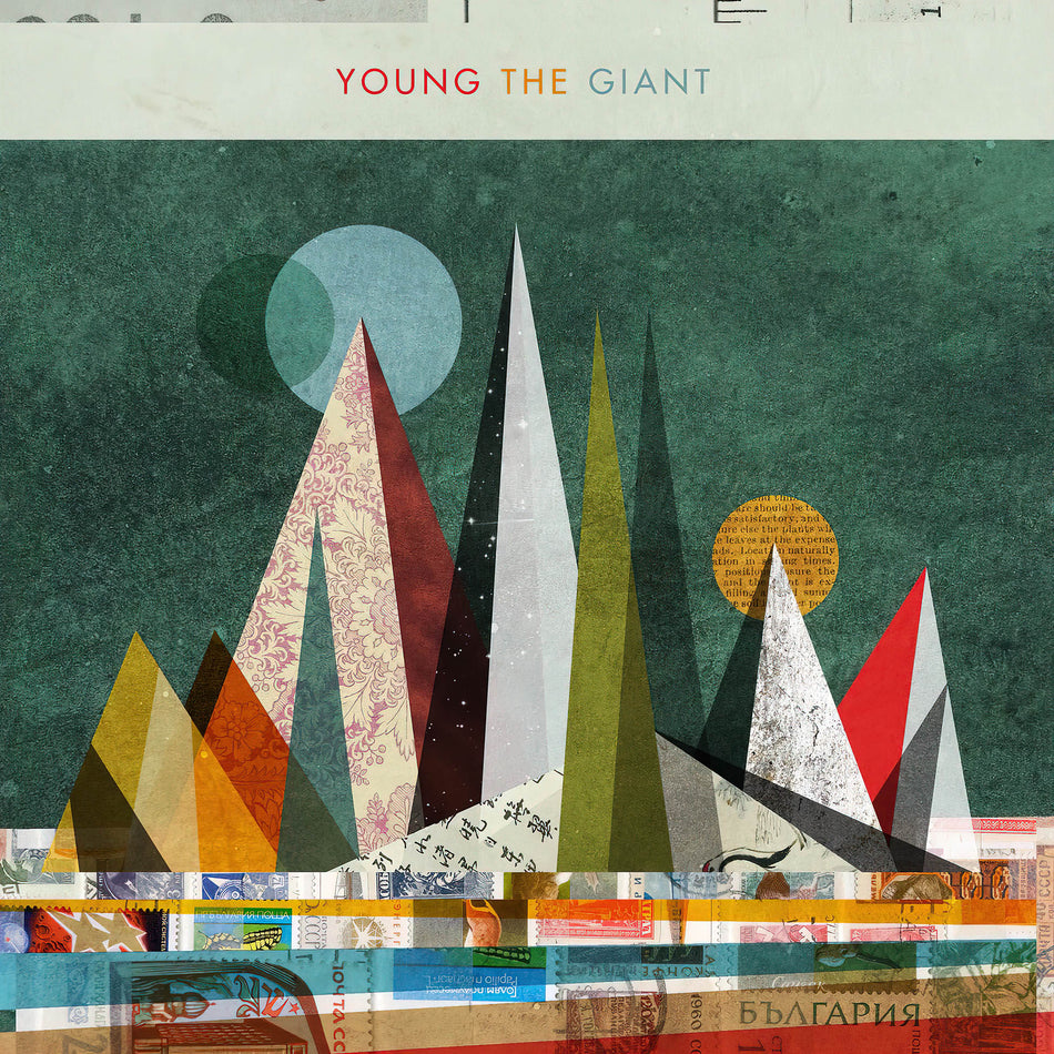Young the Giant - self-titled album cover, 2 LP black vinyl pressing, debut indie rock album from 2011
