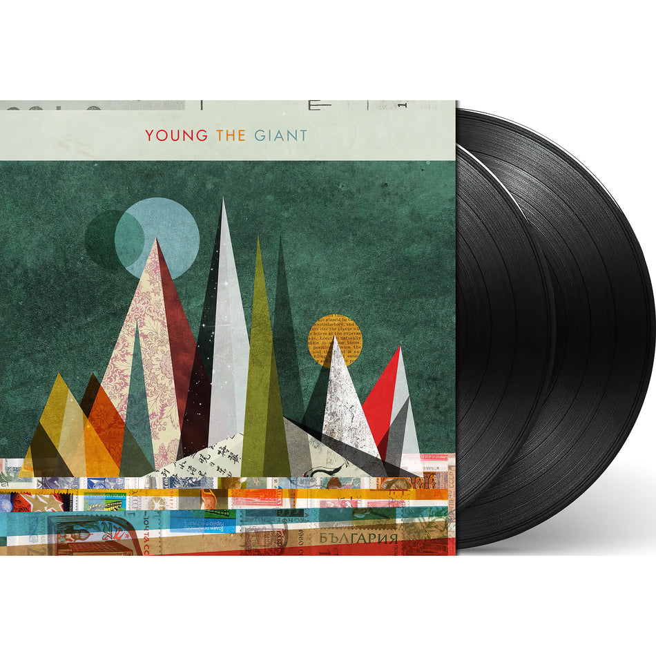 oung the Giant - debut album packshot, black vinyl 2 LP pressing, alternative rock