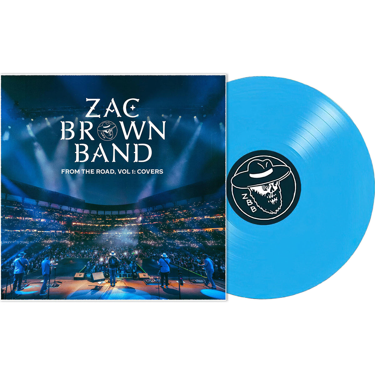 Zac Brown, Zach Brown, Zac Brown Band, From The Road, Vol 1, Volume 1, Covers, packshot, Electric Blue, Colored Vinyl, Album Cover, vinyl, cover, cover art,