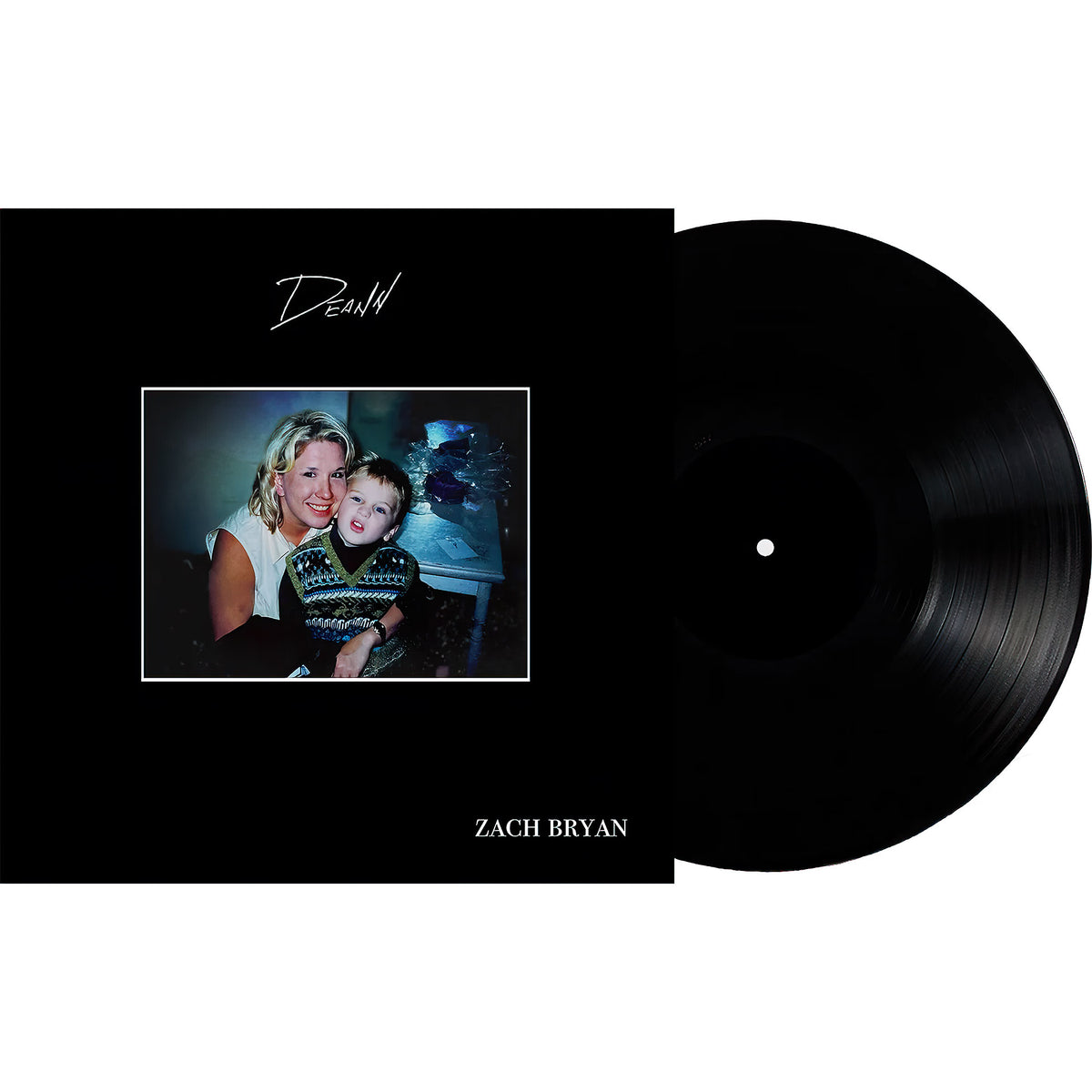 Zach Bryan - DeAnn vinyl packshot, country-folk acoustic debut, standard black vinyl edition