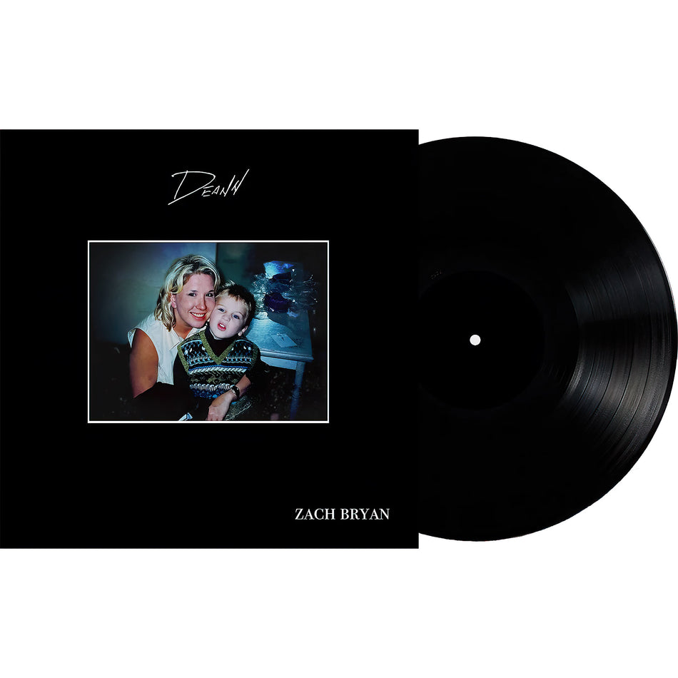 Zach Bryan - DeAnn vinyl packshot, country-folk acoustic debut, standard black vinyl edition