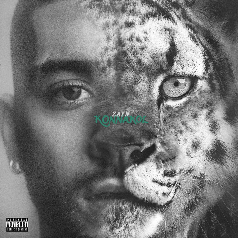 ZAYN KONNAKOL Swimming Through Seas (seafoam green) vinyl LP album cover for a colored first pressing of the R&B influenced pop album.