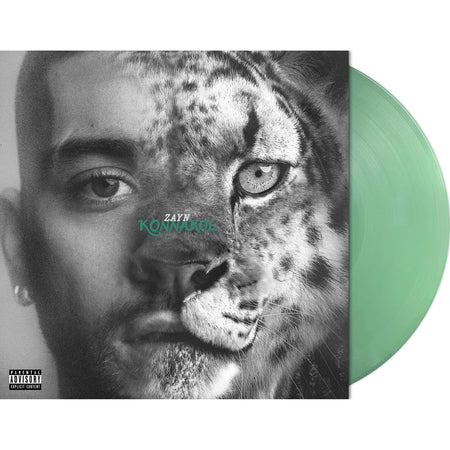 ZAYN KONNAKOL album packshot for Swimming Through Seas vinyl LP, a seafoam green colored first pressing with "Sideways" and "Die For Me."