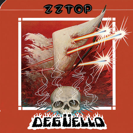 ZZ Top - Deguello album cover, Rhino High Fidelity 180g vinyl gatefold edition with obi, Rocktober 2025 at ToucanRecords.com